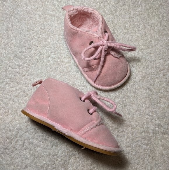 Baby faux suede lace up sneakers - Picture 2 of 6